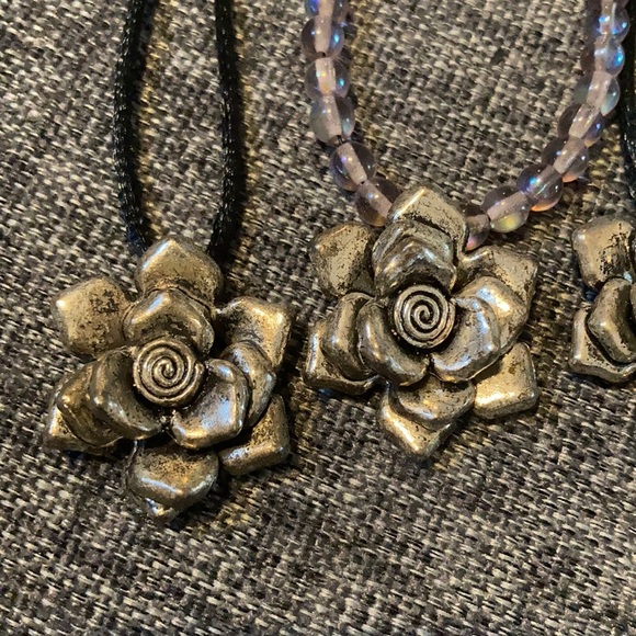 SALE Four Flower Necklaces - Picture 2 of 5
